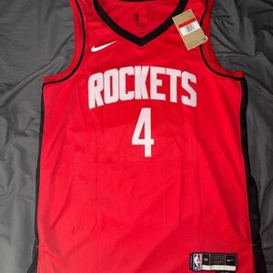 Authentic Red Houston Rockets Nike Swingman Jalen Green Autographed Jersey Sz L